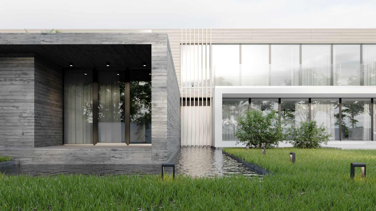 Загородный жилой дом "КОНСОЛЬ" общей площадью 690 м.кв.