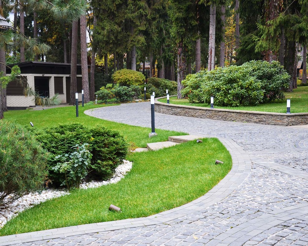 Сад с водоемом в КП " Сосновый Бор"