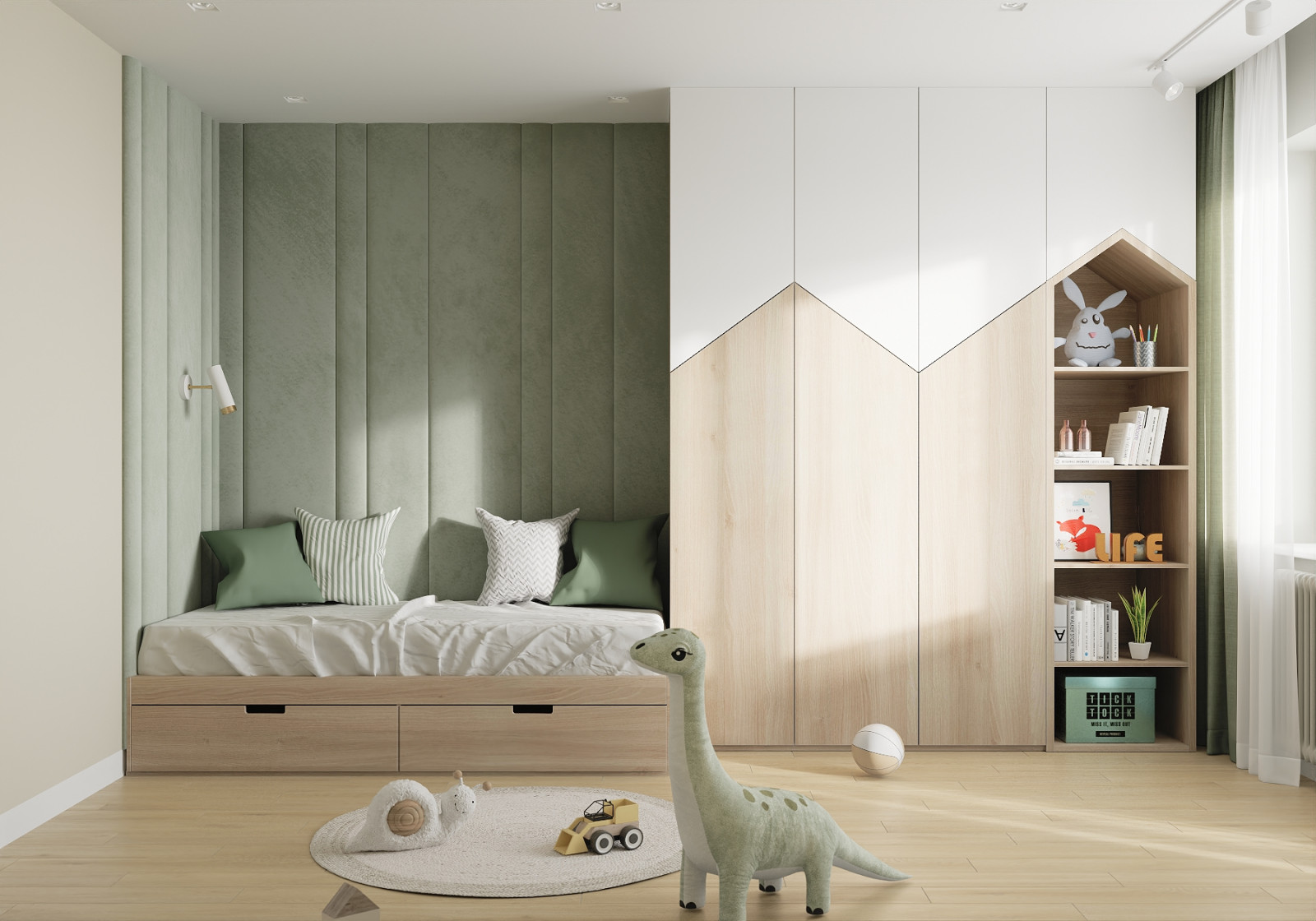 Современный таунхаус в теплой бежевой гамме