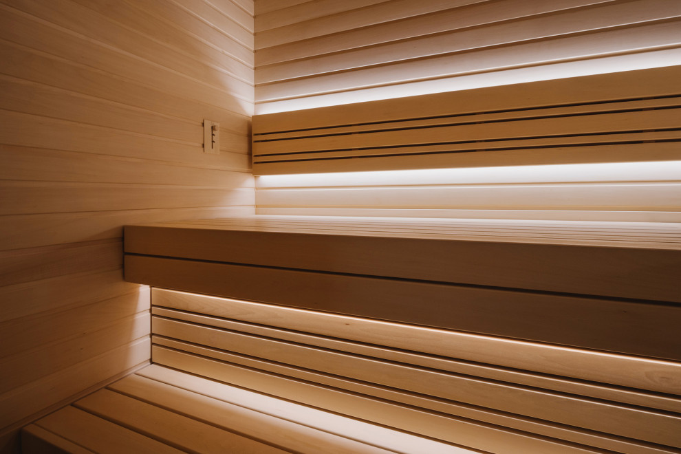 Линейное освещение сауны