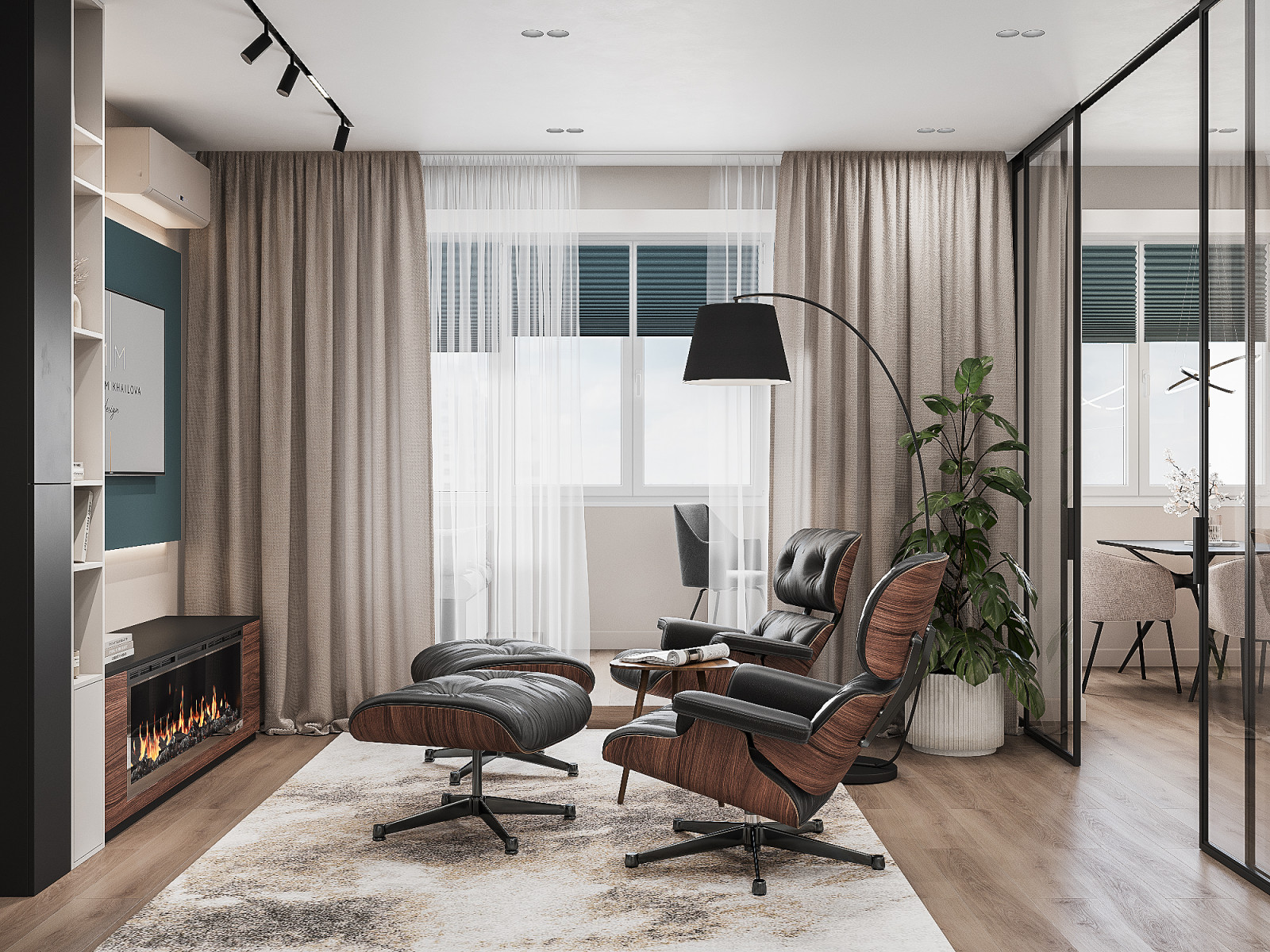 Стильный интерьер г. Москва