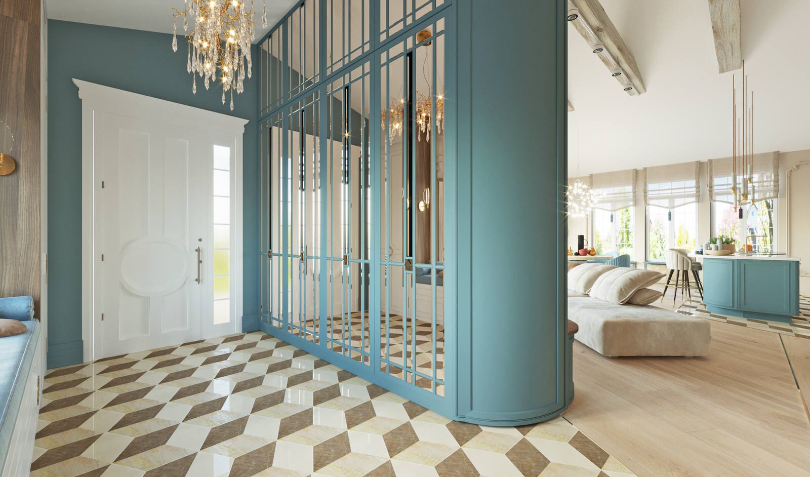 Проект одноэтажного особняка