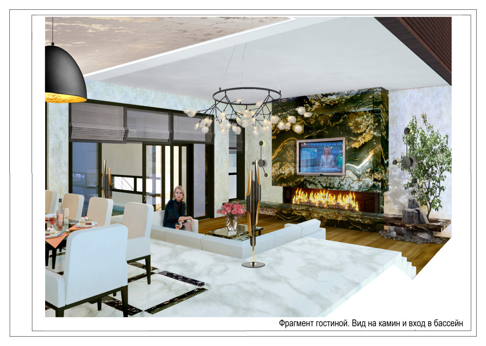 Жилой дом с эксплуатируемой кровлей в посёлке Велегож Парк Престиж