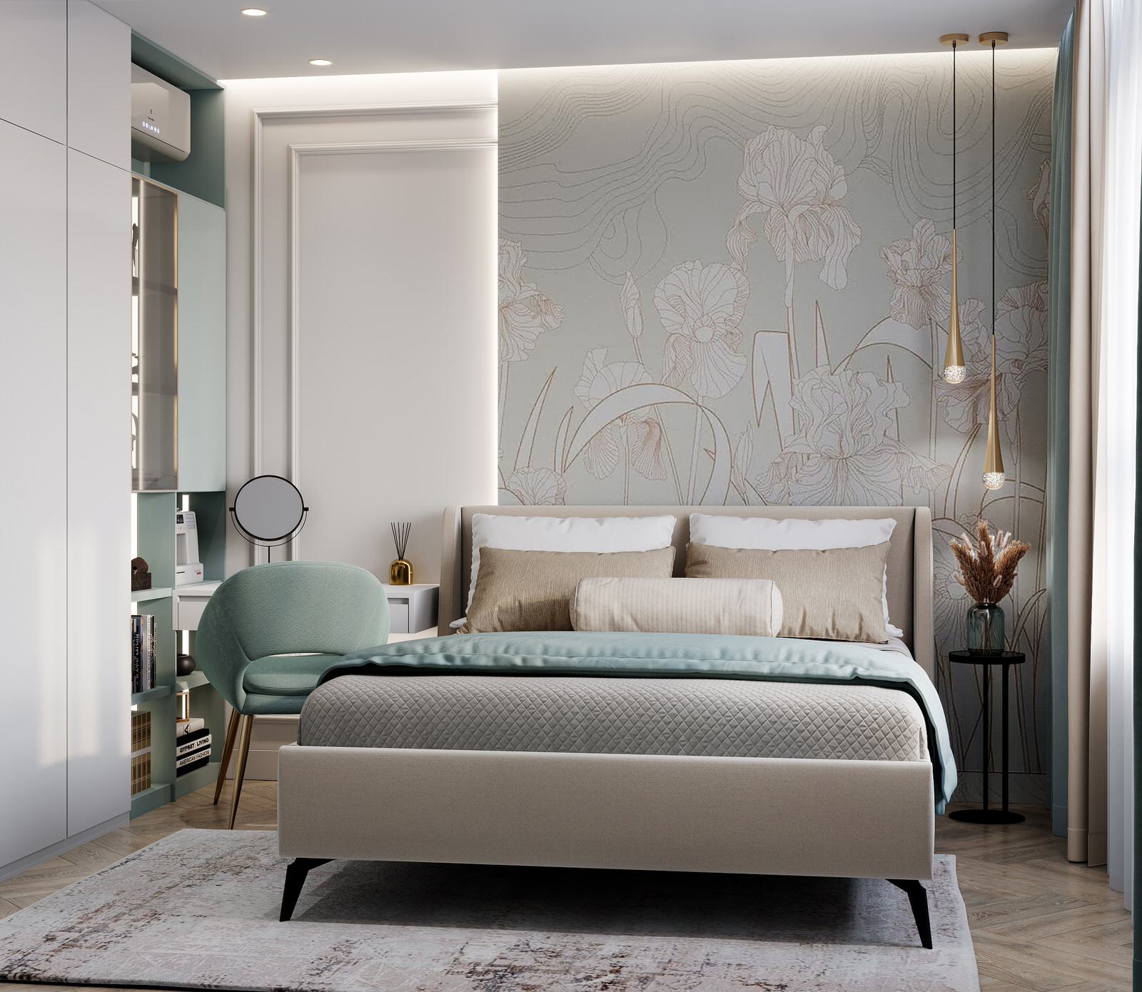 проект "Элегантные ассоциации на 63 м2"