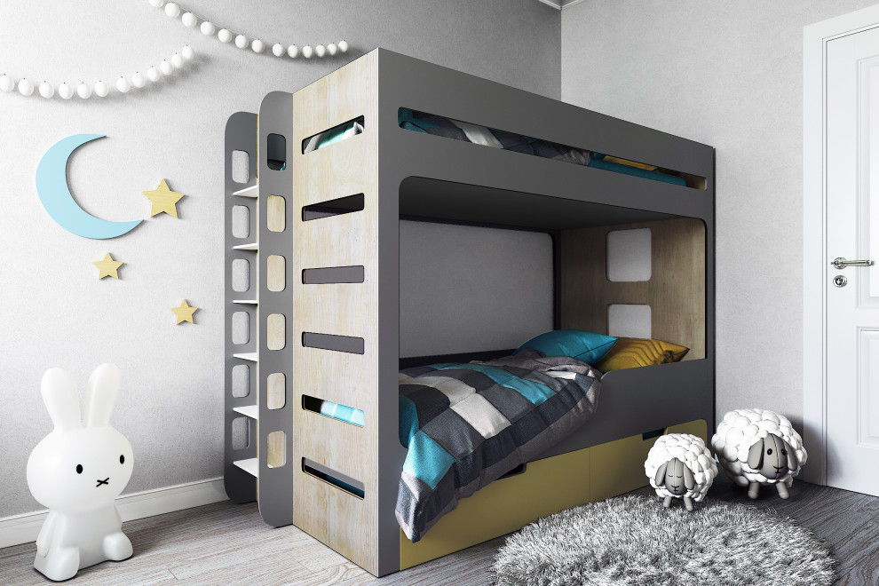 Обложка проекта: Детская комната для 2-х мальчиков г. Москва