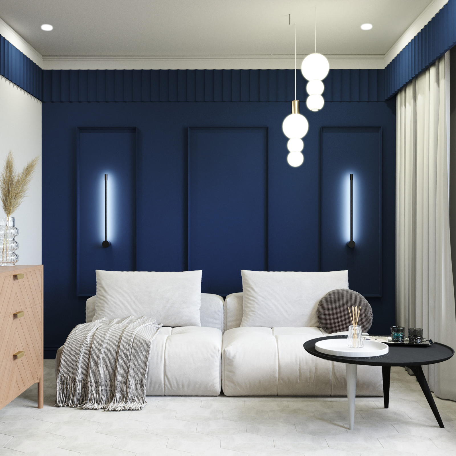 Обложка проекта: Дизайн квартиры в стиле неоклассика