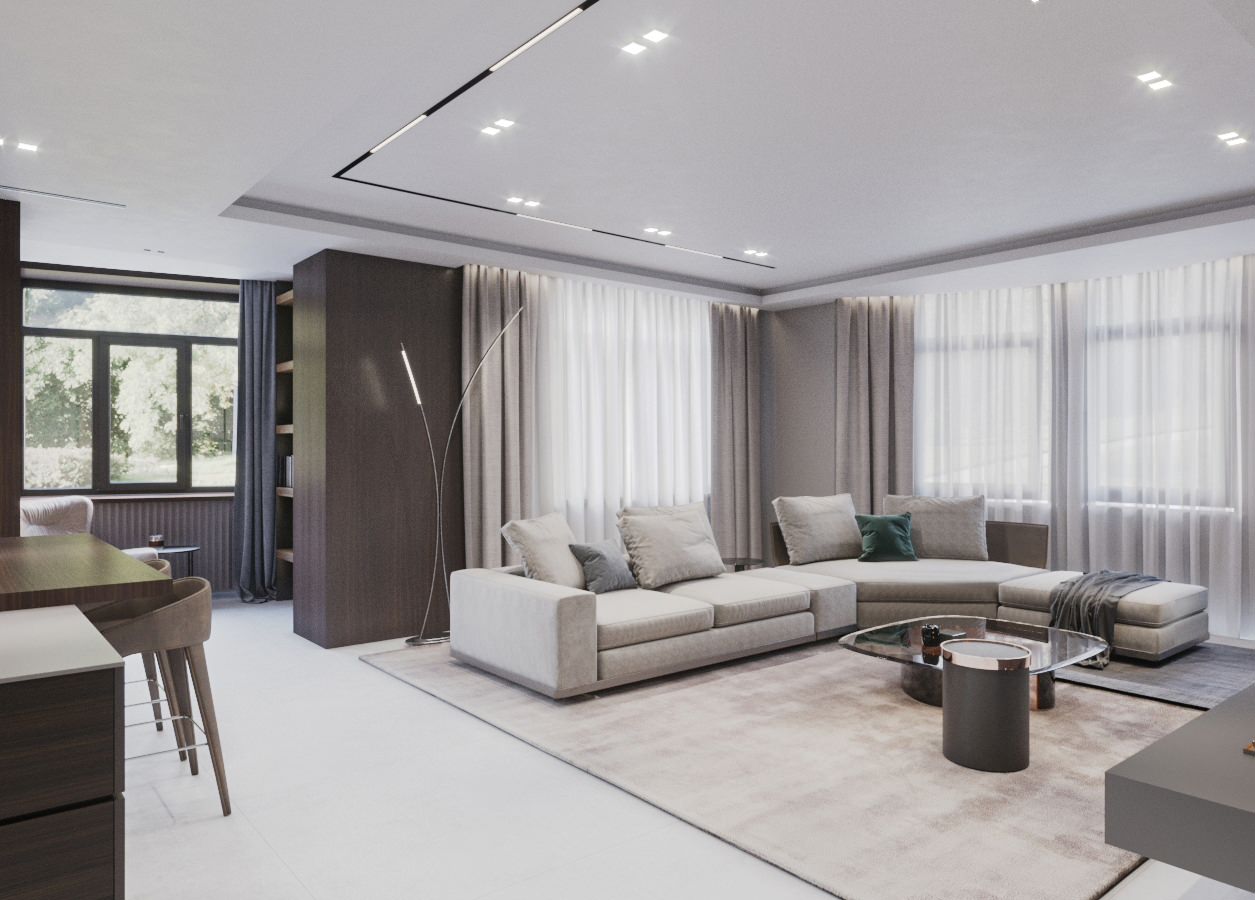 Двухуровневые апартаменты на Мира