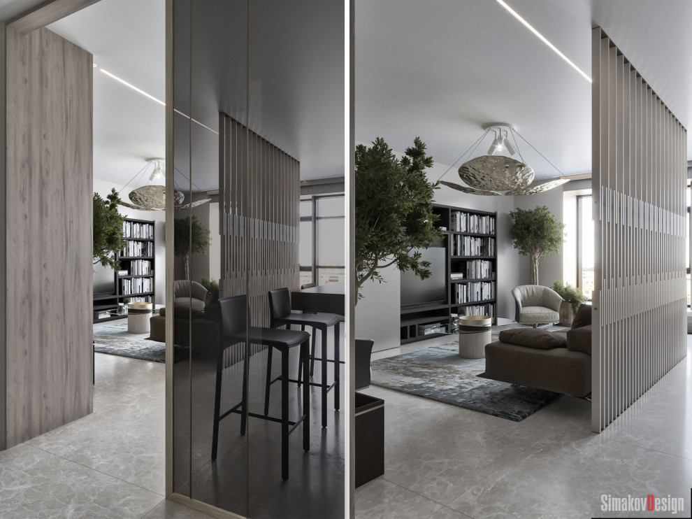 АПАРТАМЕНТЫ ЖК Резиденция Монэ.(гостиная)