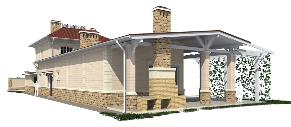 Проект фасада частного дома