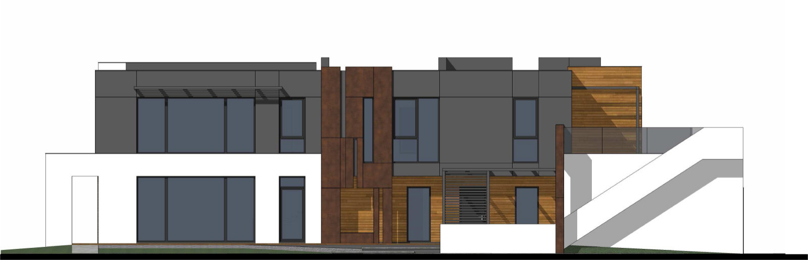 Индивидуальный жилой дом A612 в коттеджном поселке «Алые Паруса»