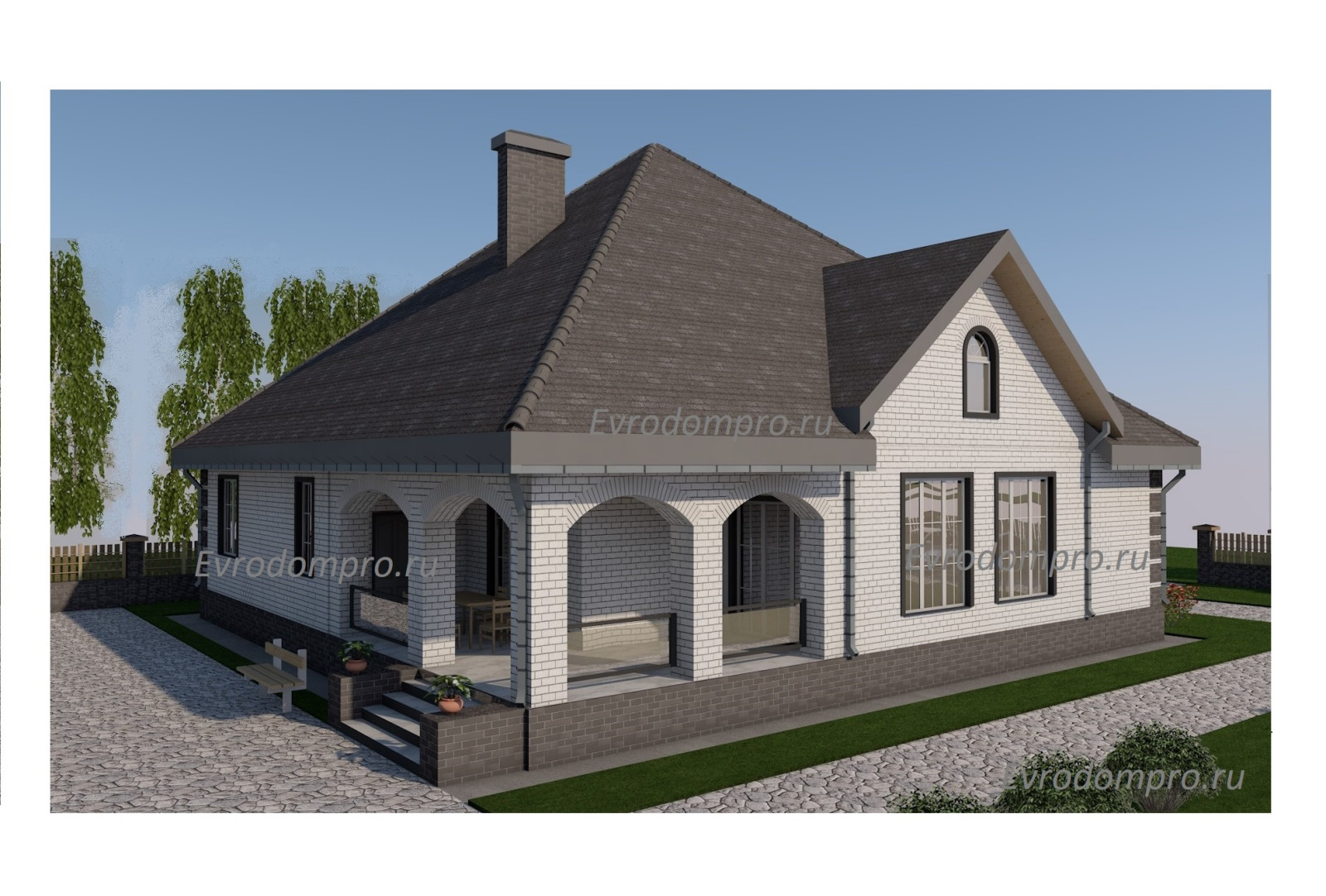 Обложка проекта: Проект дома в классическом стиле R-300