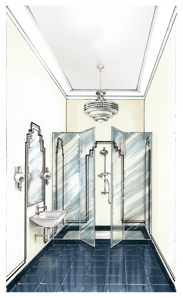 Эскизирование проекта, совместно с Ольгой Каминской