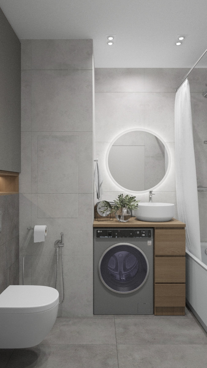 Обложка проекта: 1-комнатная квартира на Задонском, 42 м2