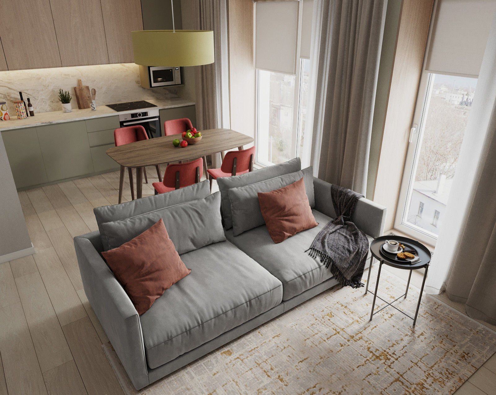 Гостинная в современном стиле