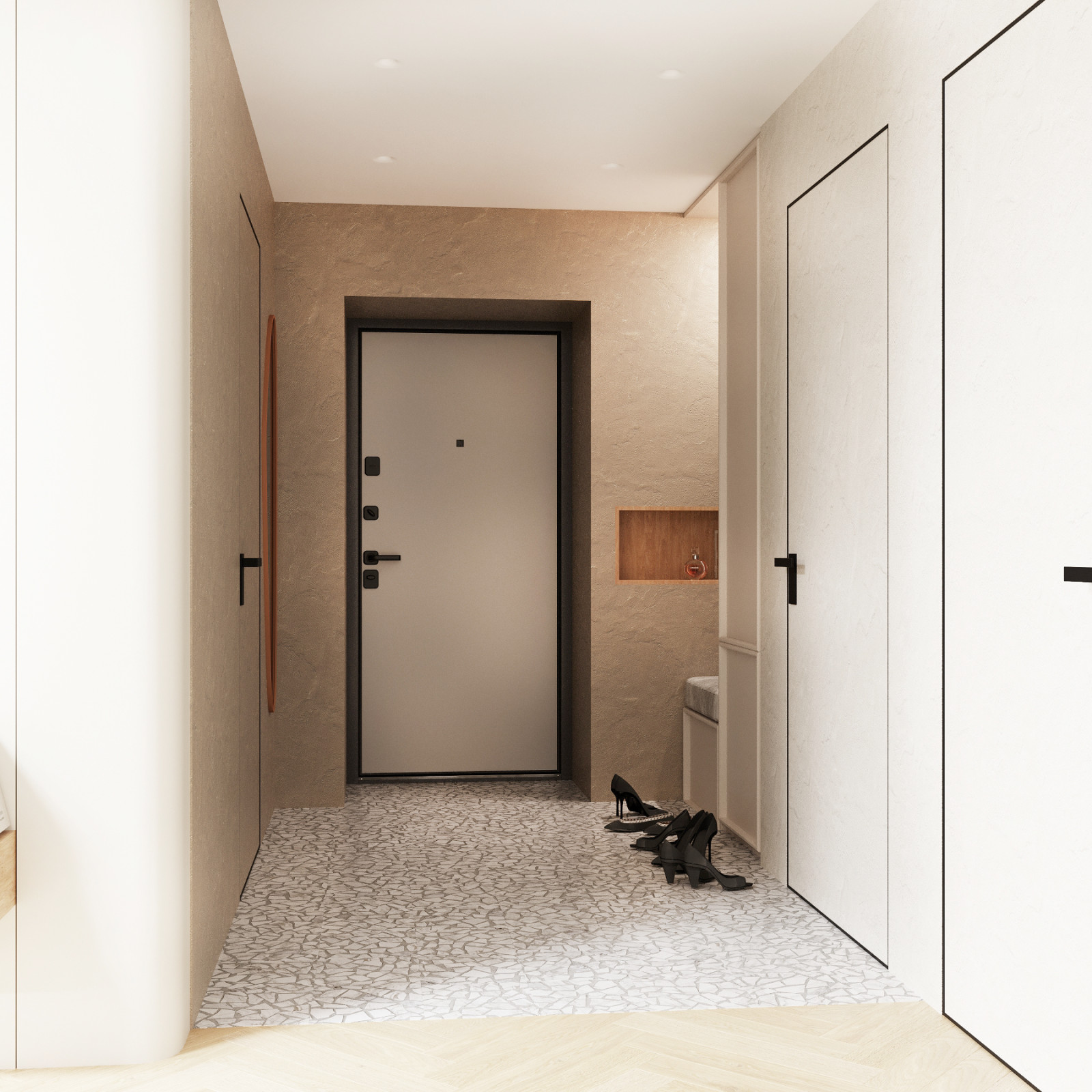 ВИЗУАЛИЗАЦИЯ ИНТЕРЬЕРА В ТЕПЛЫХ ТОНАХ