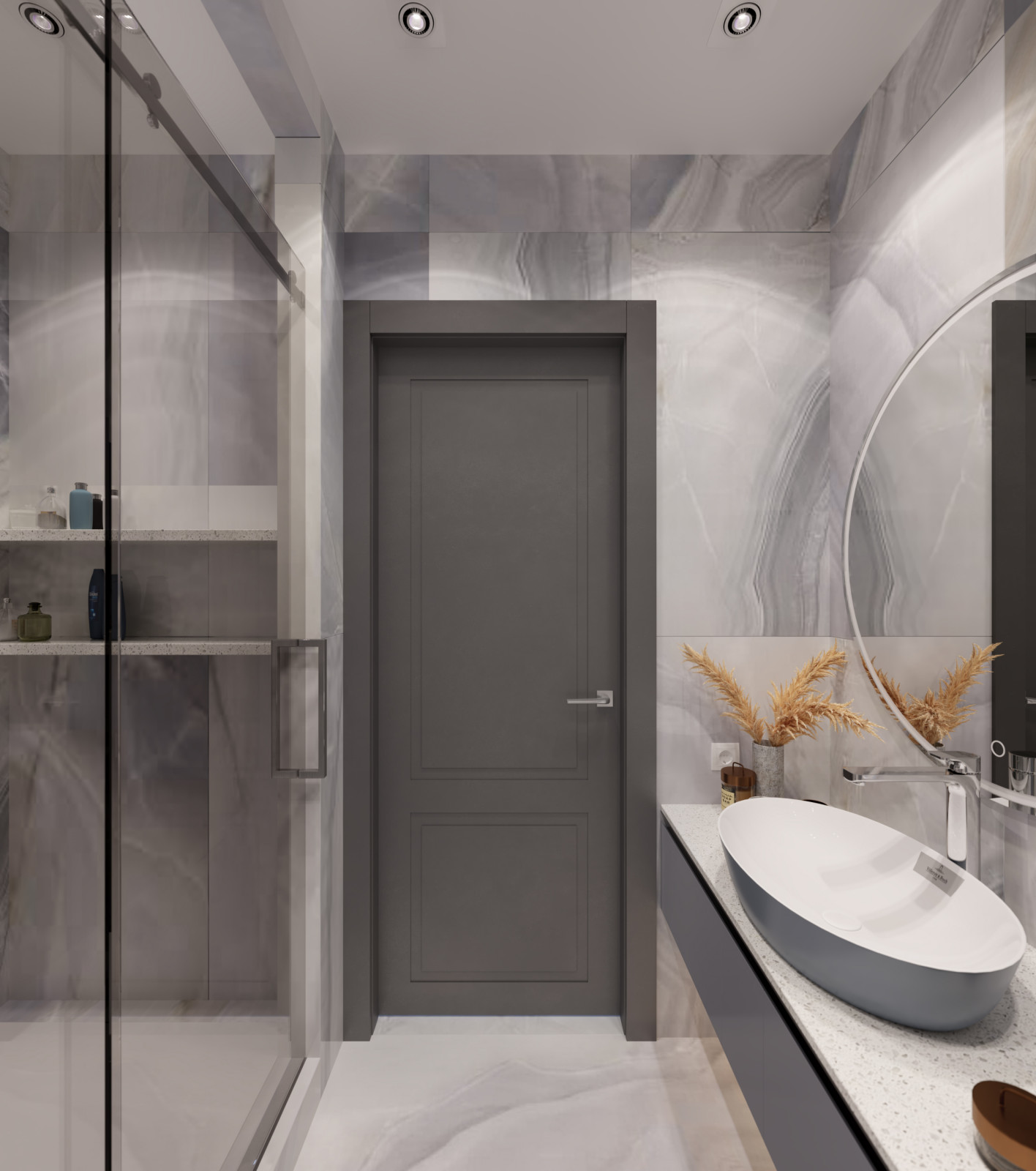 Дизайн интерьера квартиры. 168 кв.м. Soft contrasts.