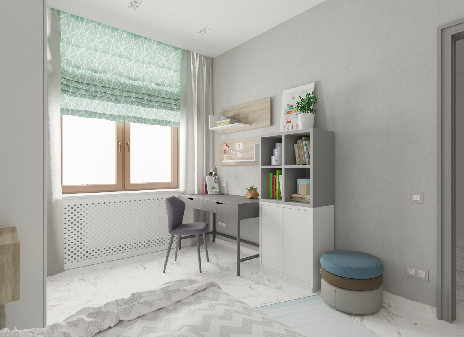 Квартира для семьи с тремя дочерьми в Санкт-Петербурге.