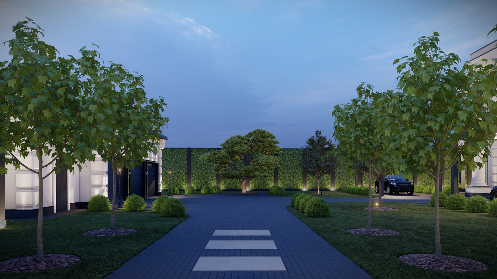 Разработка и оформление экстерьера и фасадов в проекте загородной резиденции