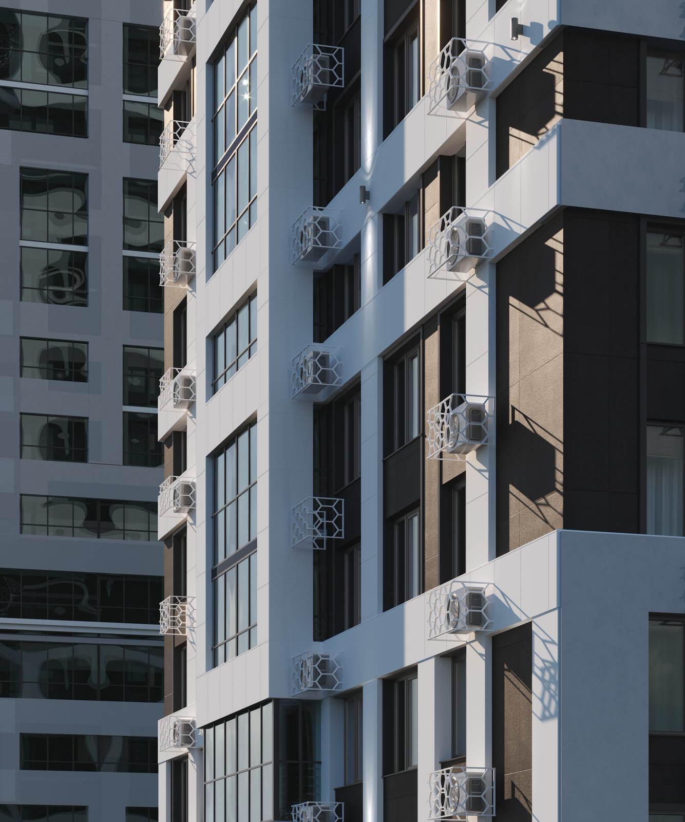 Визуализация фасадов ЖК