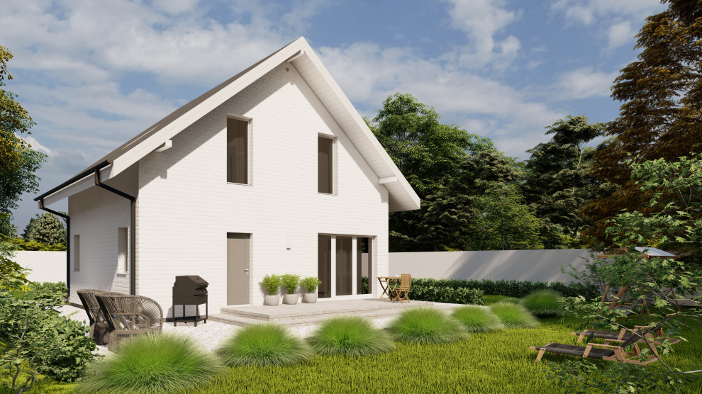 Мансардный дом 90м2