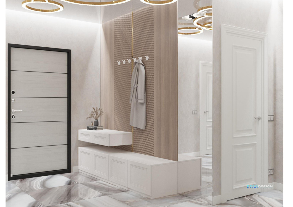 №52 ДИЗАЙН ПРОЕКТ 100 КВ.М. УЛ.МАРШАЛА БАГРАМЯНА