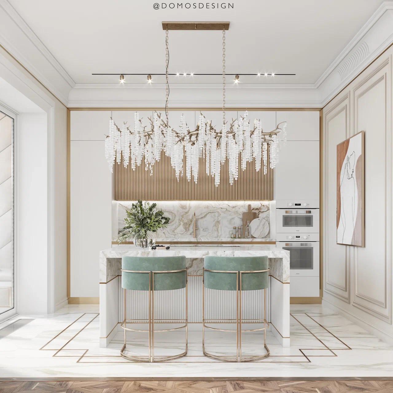 ЖК Red Side. Квартира в нежных оттенках 80 кв.м