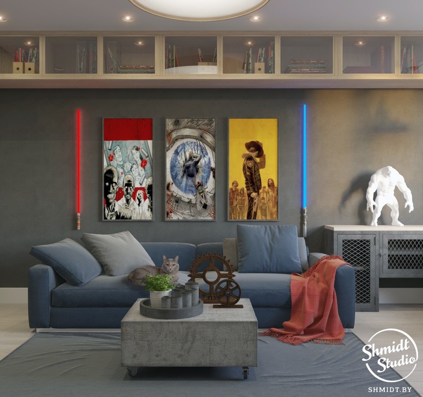 Проект "Коллекционный" для архитектора, 36м.кв.