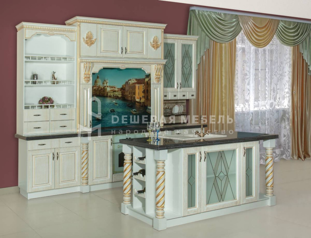 Классическая кухня с порталом "Традиция арт.20"