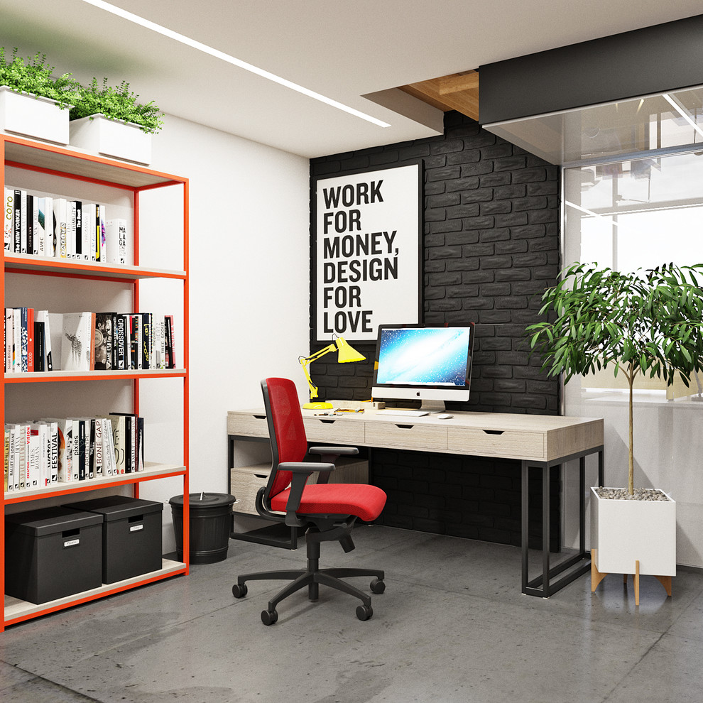 Лофтовый open space в офисном прострастве