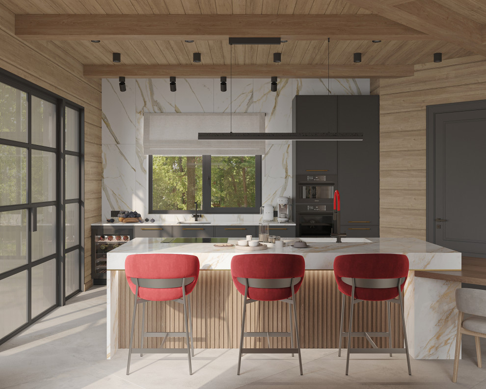 Загородный дом из клееного бруса