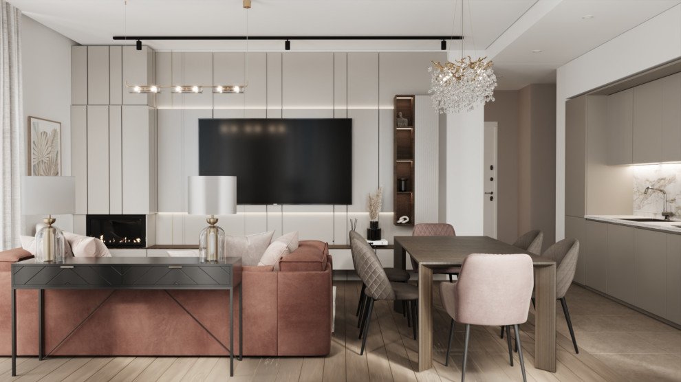 Обложка проекта: 3-х комнатная квартира