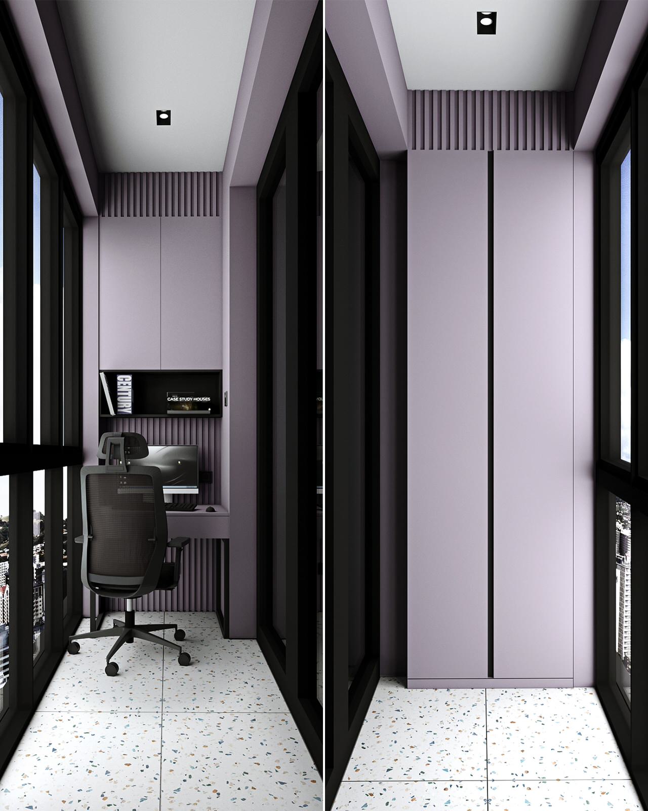 Дизайн Стильной Двухкомнатной Квартиры 74 м2 в жк Время в Москве