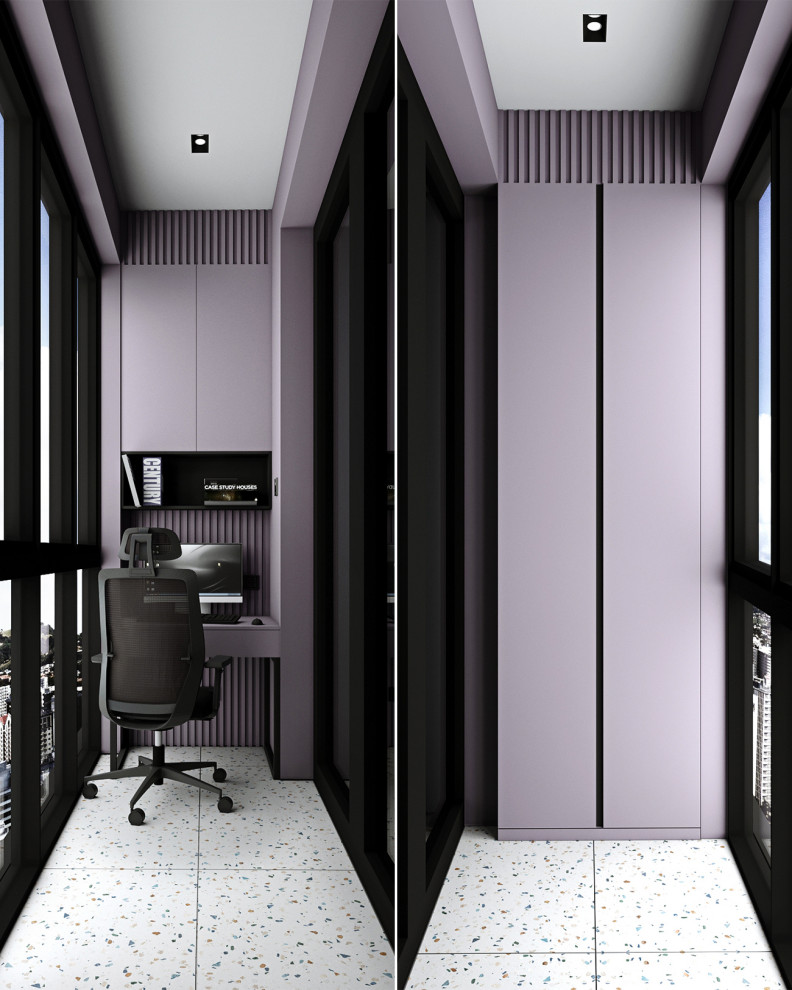 Дизайн Стильной Двухкомнатной Квартиры 74 м2 в жк Время в Москве