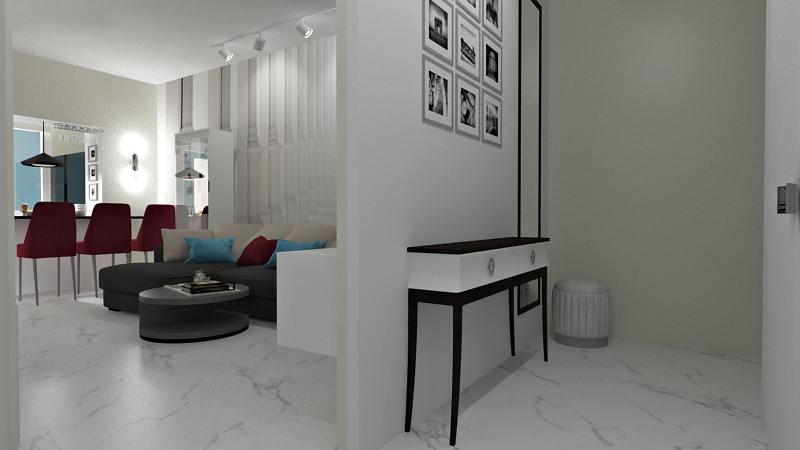 Дизайн-проект однокомнатной квартиры