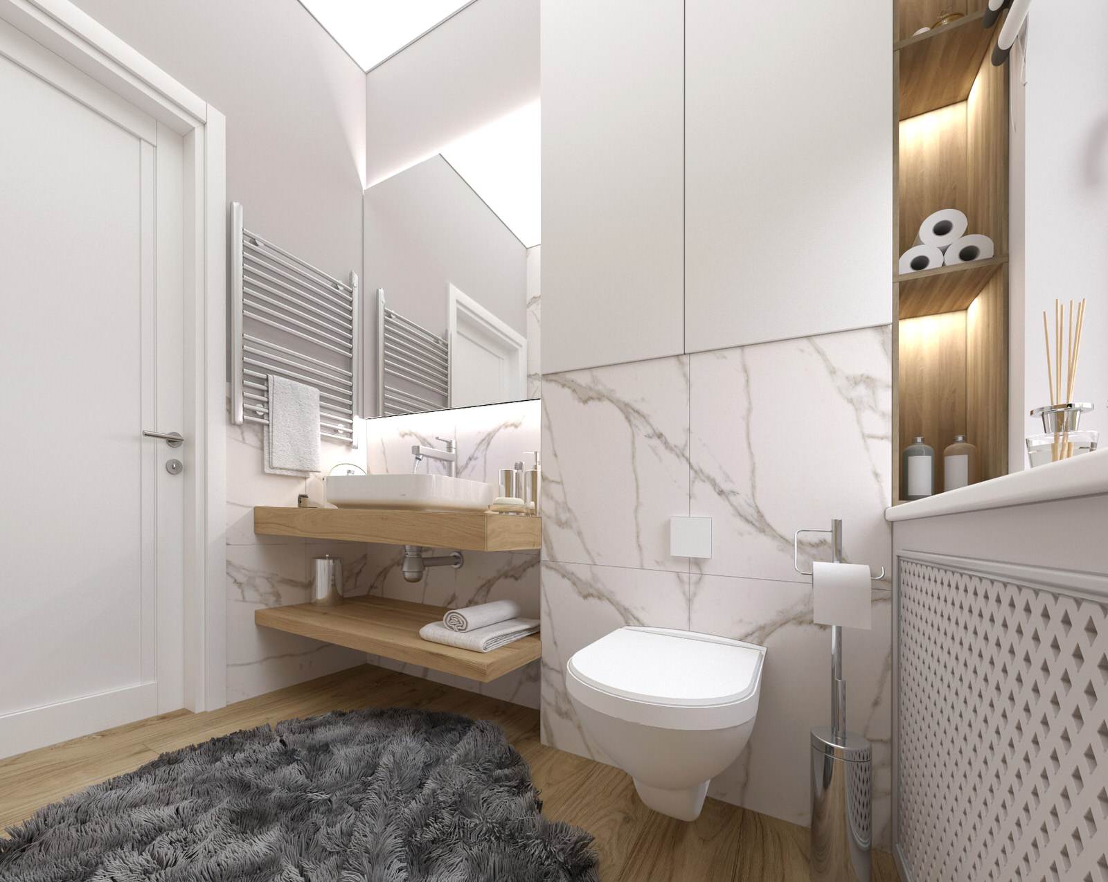 Санузел в природных фактурах