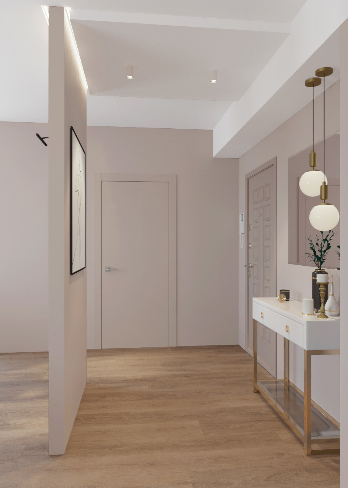 Дизайн и ремонт двухкомнатной квартиры (м. Сокольники)