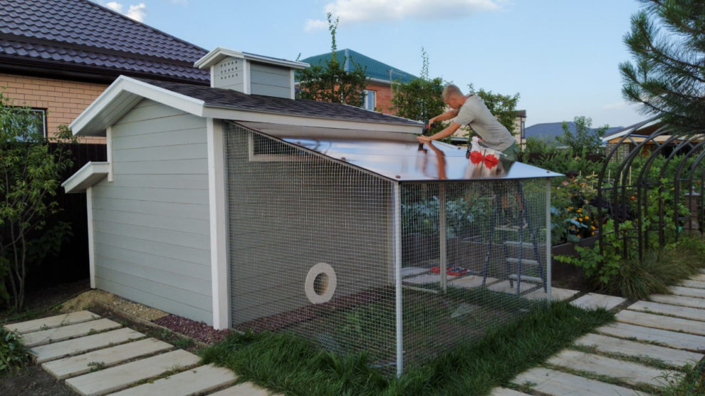 Птичник. Вольер для птицы.