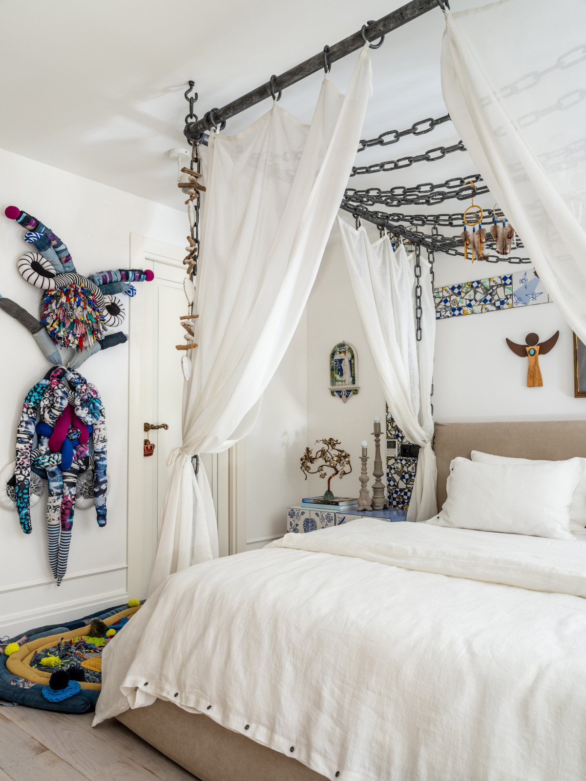 Спальня. Квартира архитектора Дарьи Васильковой