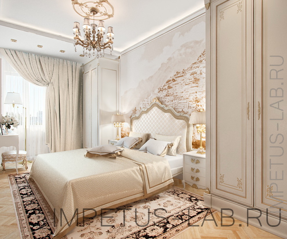 Проект квартиры в классическом стиле в центре Москвы