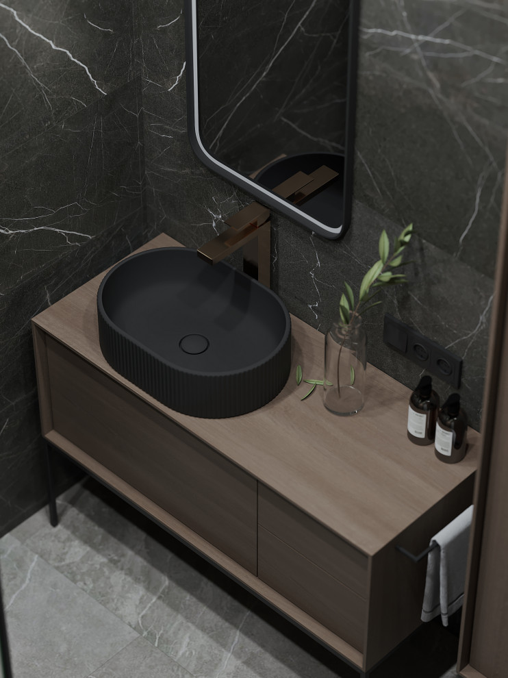 Дизайн-проект 3-комнатной картиры ЖК "Дом на Грота", 102 кв.м, Спб