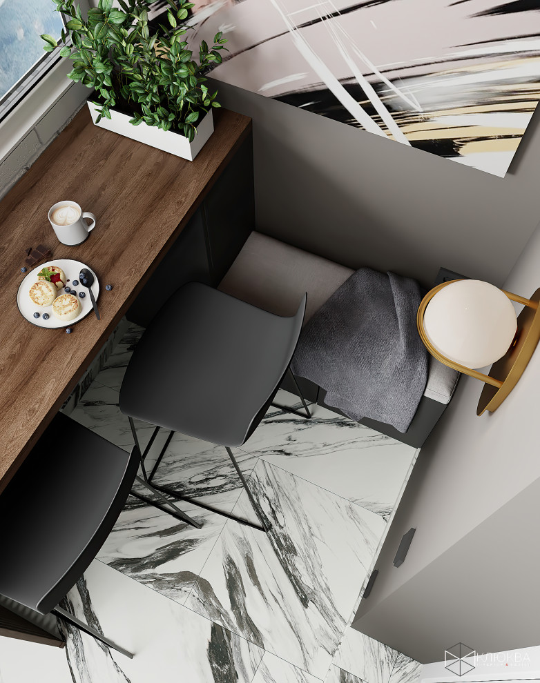 Обложка проекта: Проект однокомнатной квартиры 45 кв.м