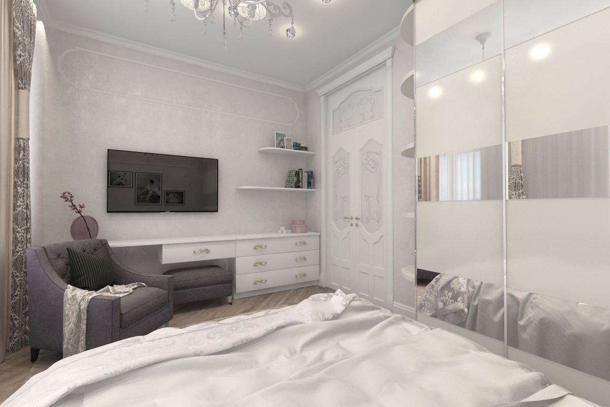 Дизайн-проект квартиры по ул. Серышева