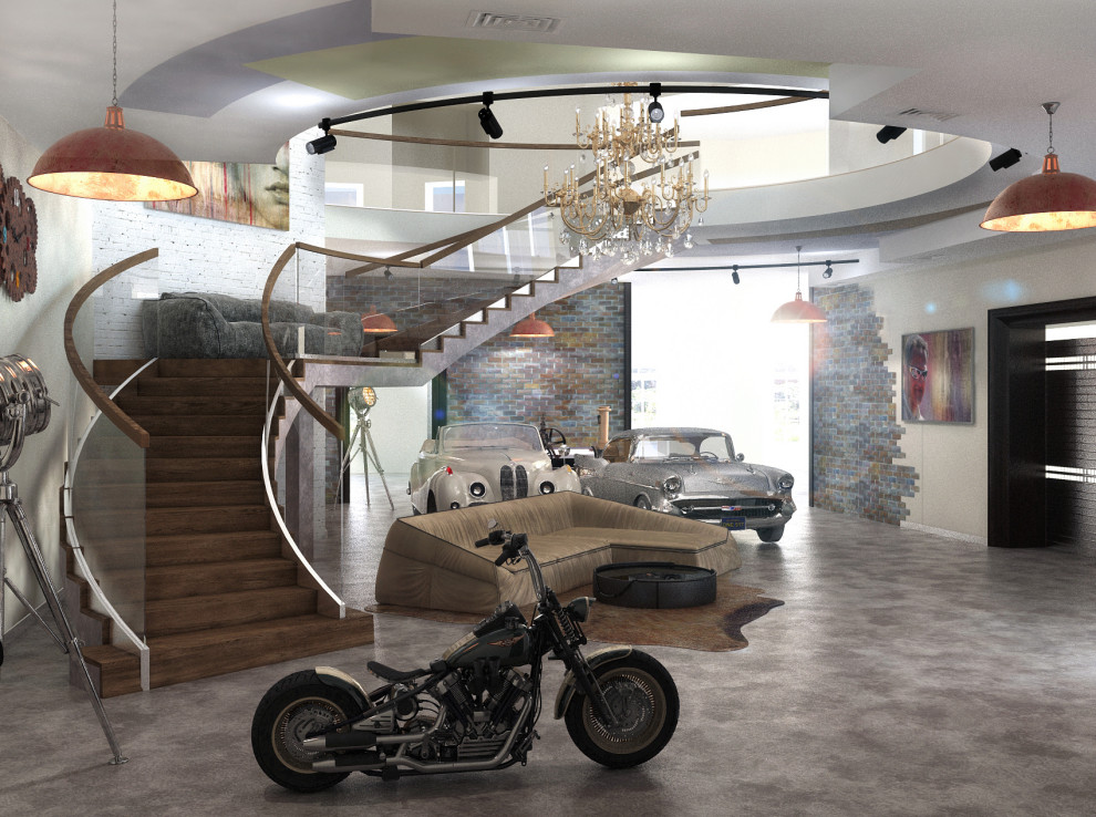 загородный дом в стиле Лофт