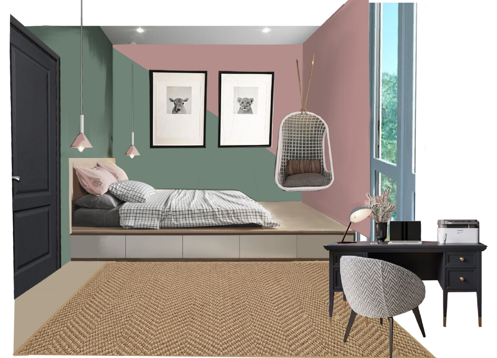 Концепция подростковой комнаты