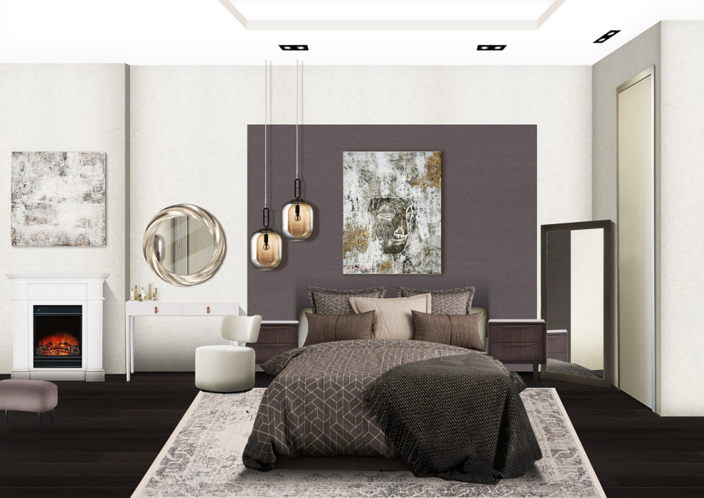 Квартира в тёмных тонах