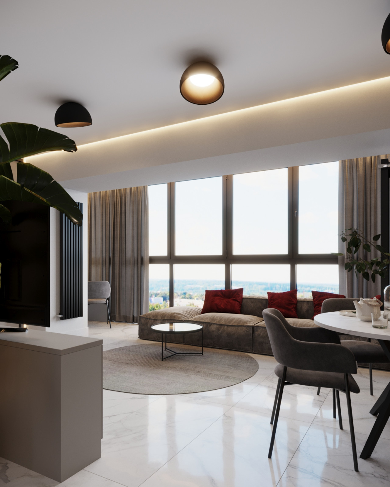 Дизайн-проект квартиры в современном стиле