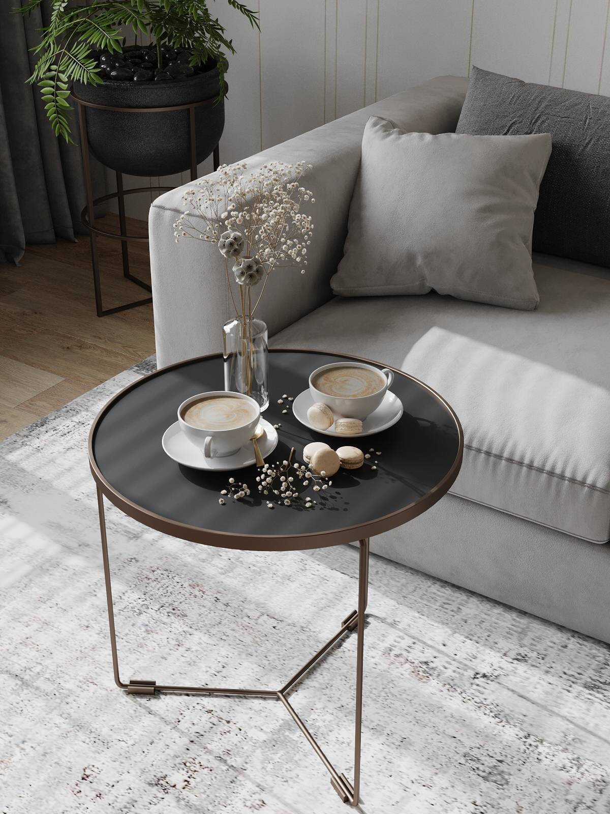 Проект 2х уровневой квартиры