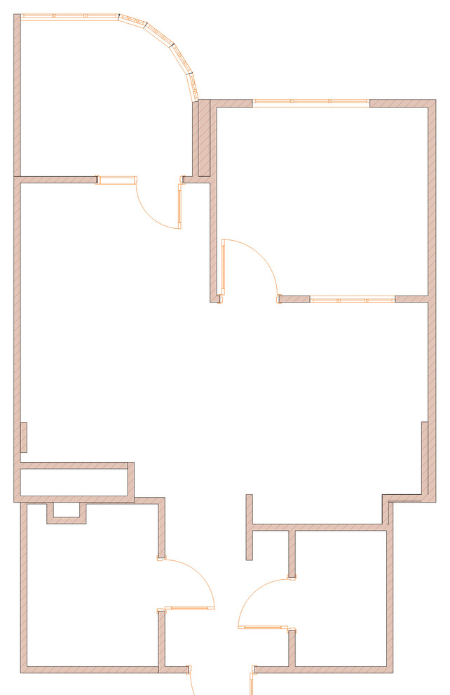 План квартиры после перепланировки стен