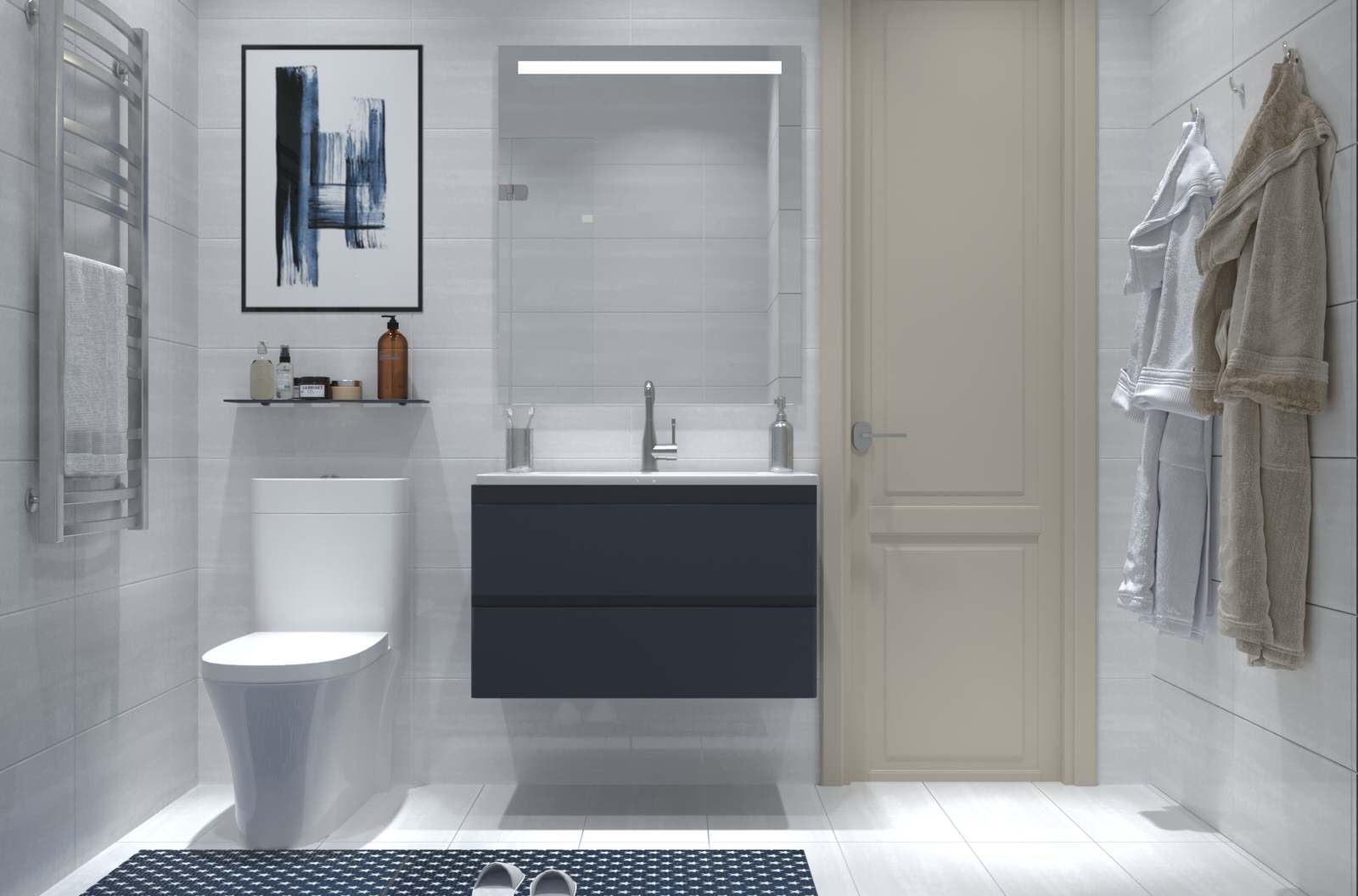 Дизайн-проект 3-х комнатной квартиры