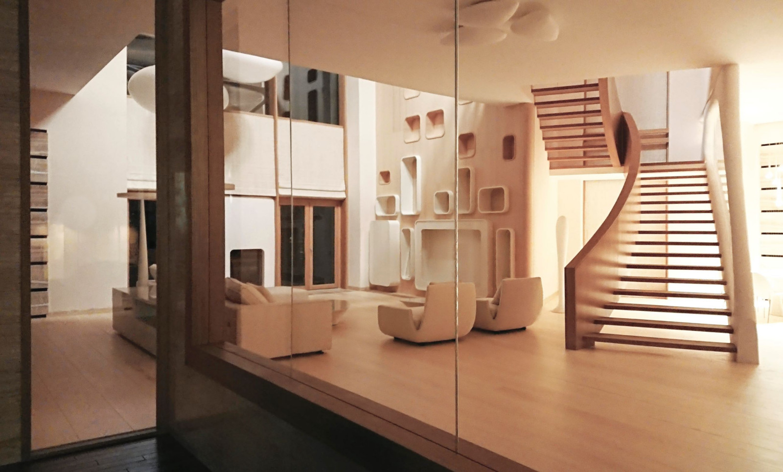 House in a pine forest